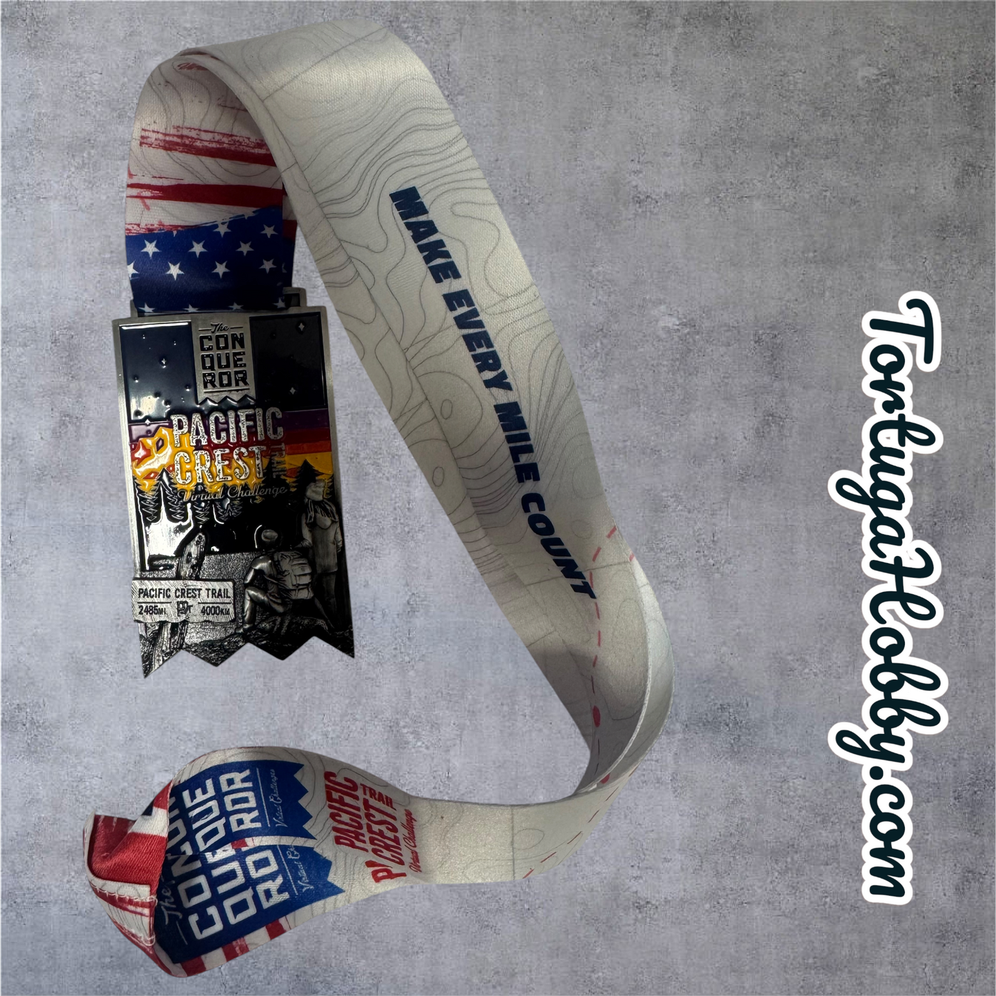 The Conqueror - The Pacific Coast Trail PCT - High Quality Finishers Medal.