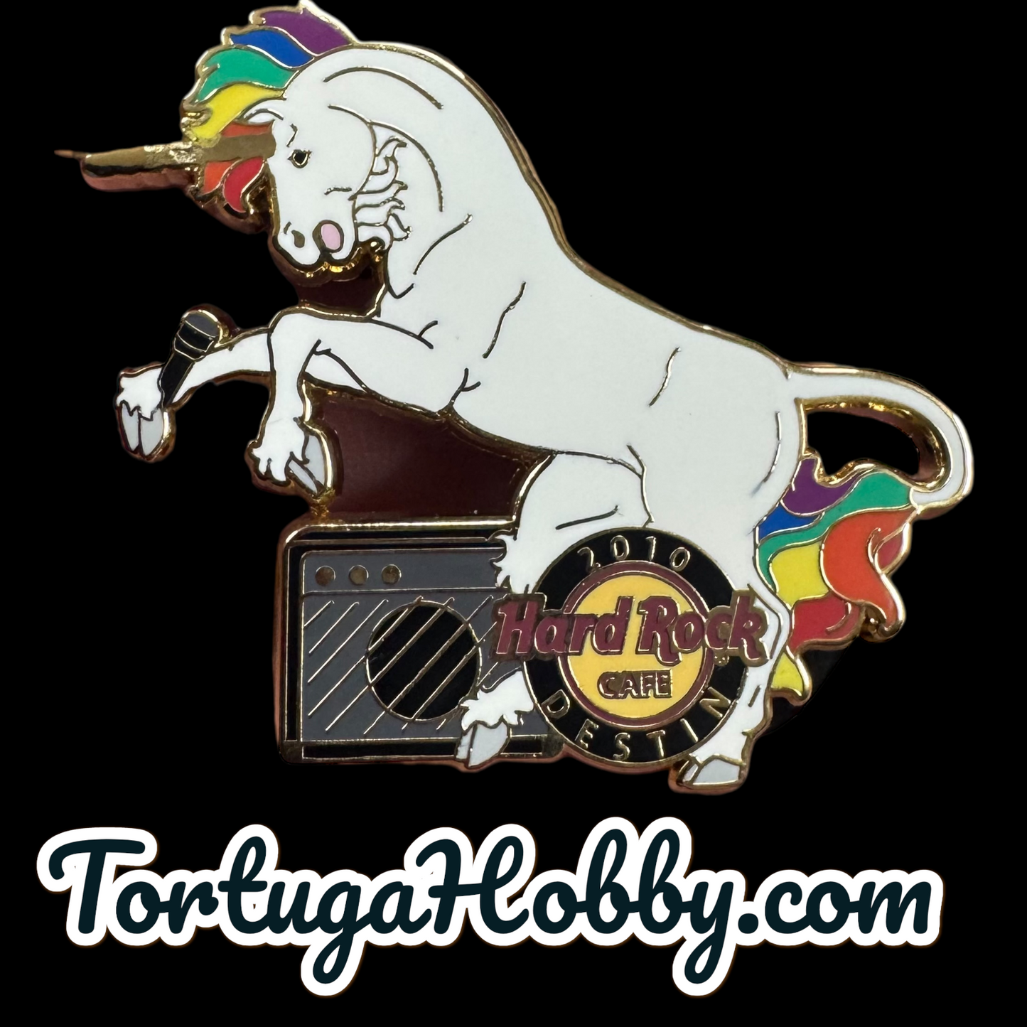 2010 Hard Rock Cafe - Destin - Rainbow Unicorn - Limited Edition Only 250