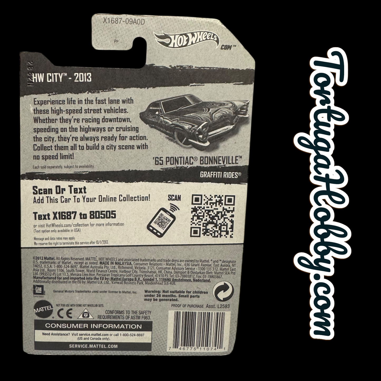 2013 -  Hot Wheels Mainline - 1965 Pontiac Bonneville - Hot Wheels City