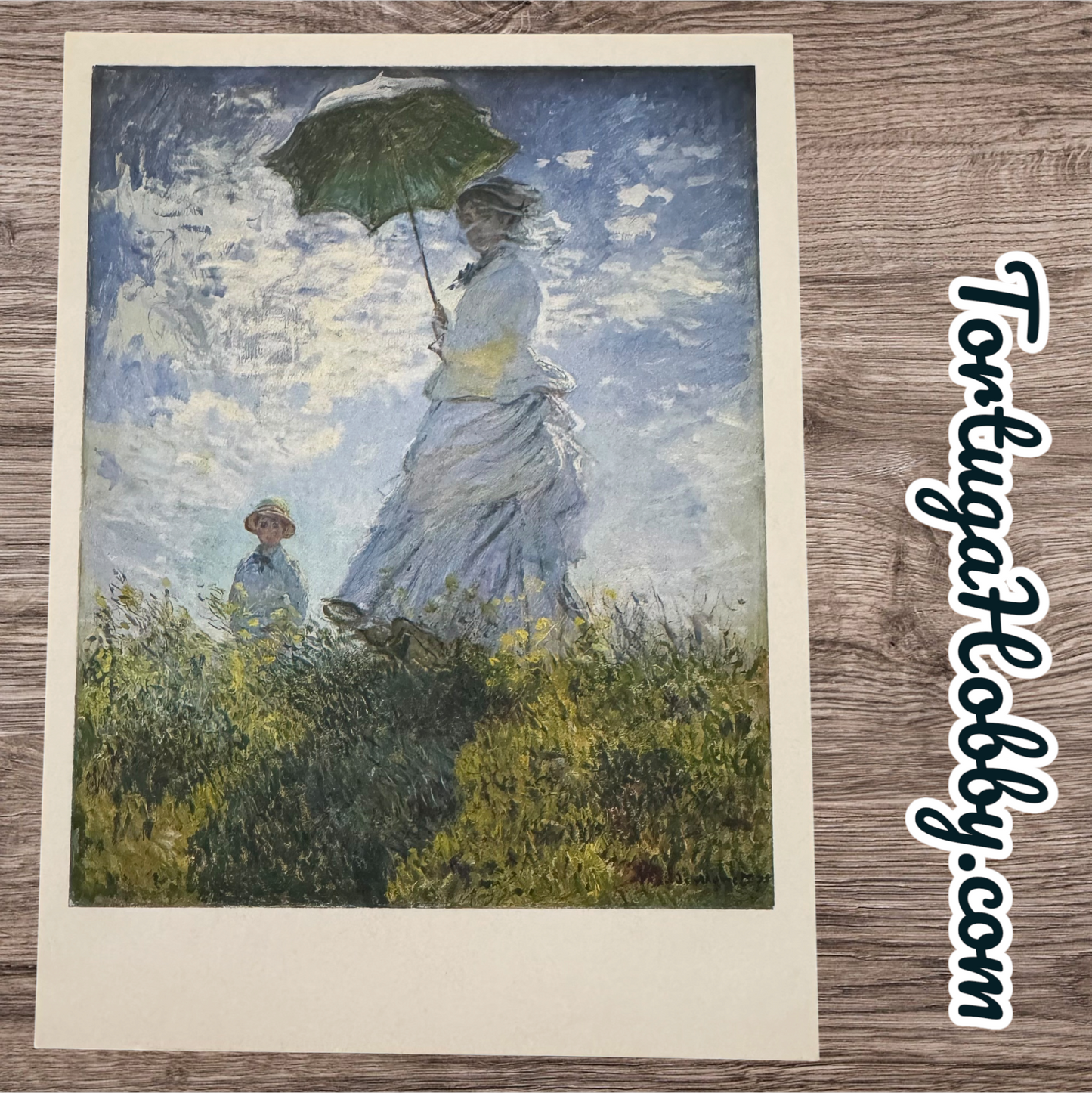 1983 - Claude Monet - Woman with a Parasol - Post Card