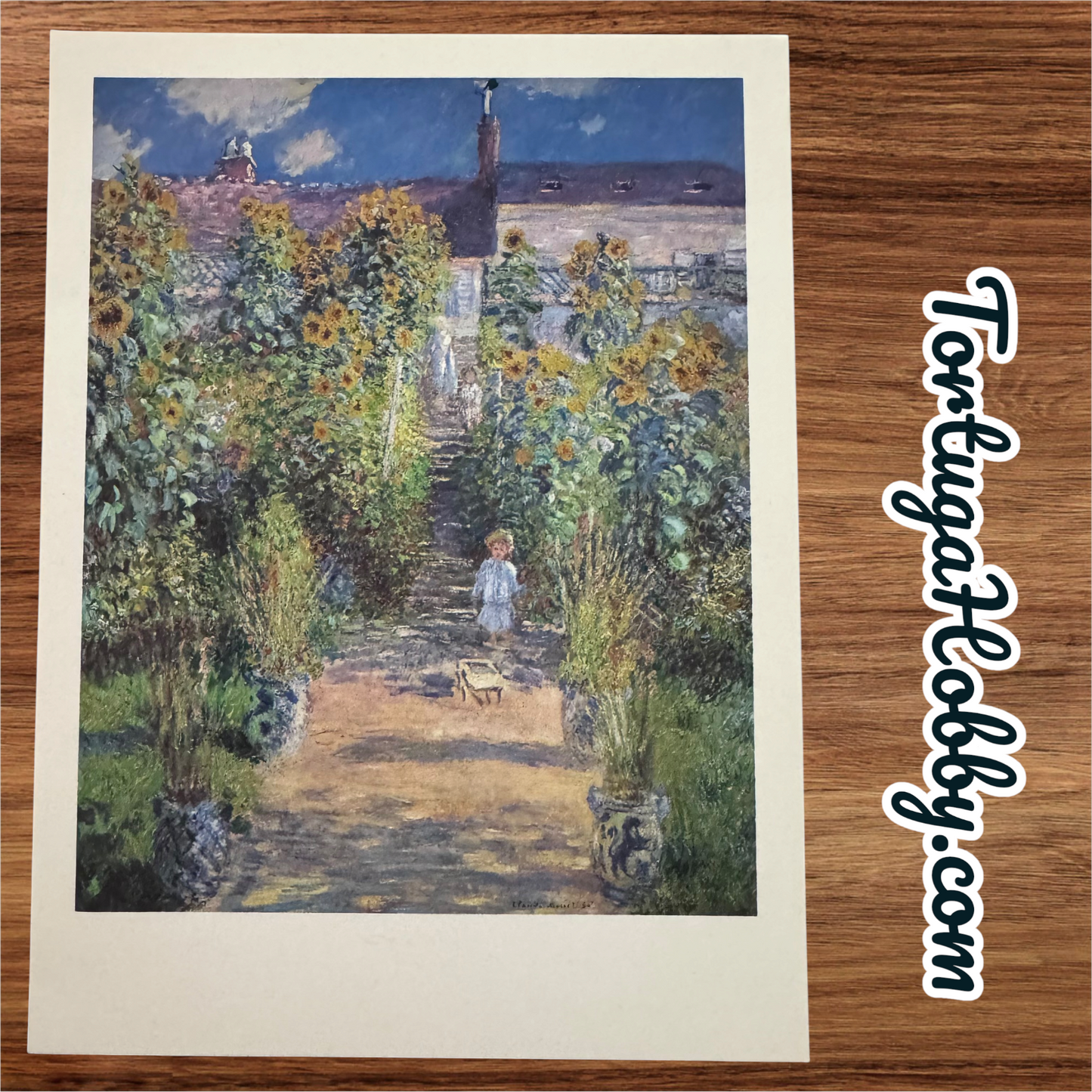 1970 - Claude Monet (1840-1926) The Artist’s Garden at Vetheuil Post Card