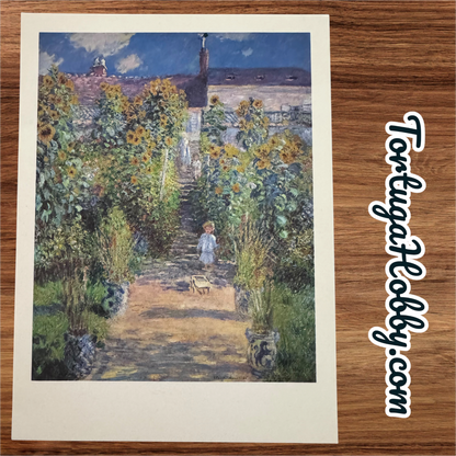 1970 - Claude Monet (1840-1926) The Artist’s Garden at Vetheuil Post Card