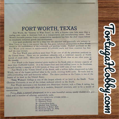 1941 - Greetings from Fort Worth, Texas