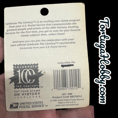 1998 - 32 Cent Stamp "I Want You" Celebrate The Century Keychain & Pin USPS