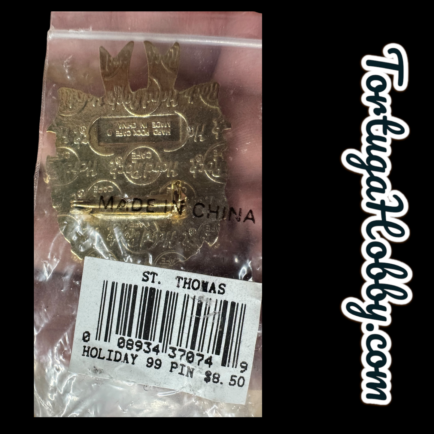 1999 - Hard Rock Cafe - St Thomas Pin - Holiday Pin