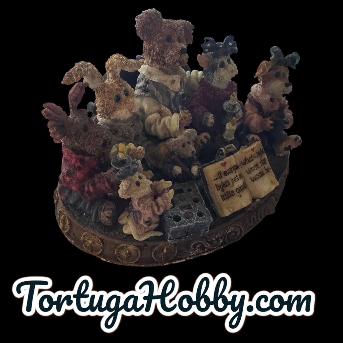 1999 - Boyds Bears -Light A Candle For A Brighter World Retired  LE #6852