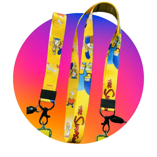 Lanyards - Bart Simpson Lanyard & Keychain Gift Set