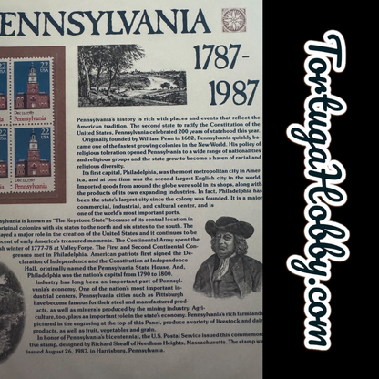 1987 - American Commemoratives - Pennsylvania - 1787-1987