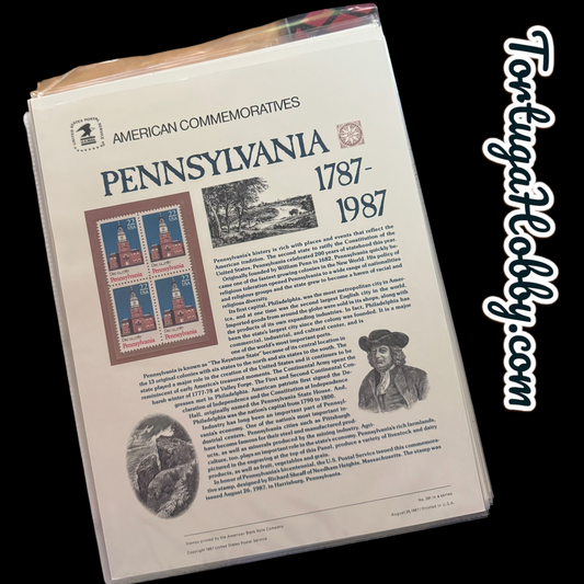 1987 - American Commemoratives - Pennsylvania - 1787-1987