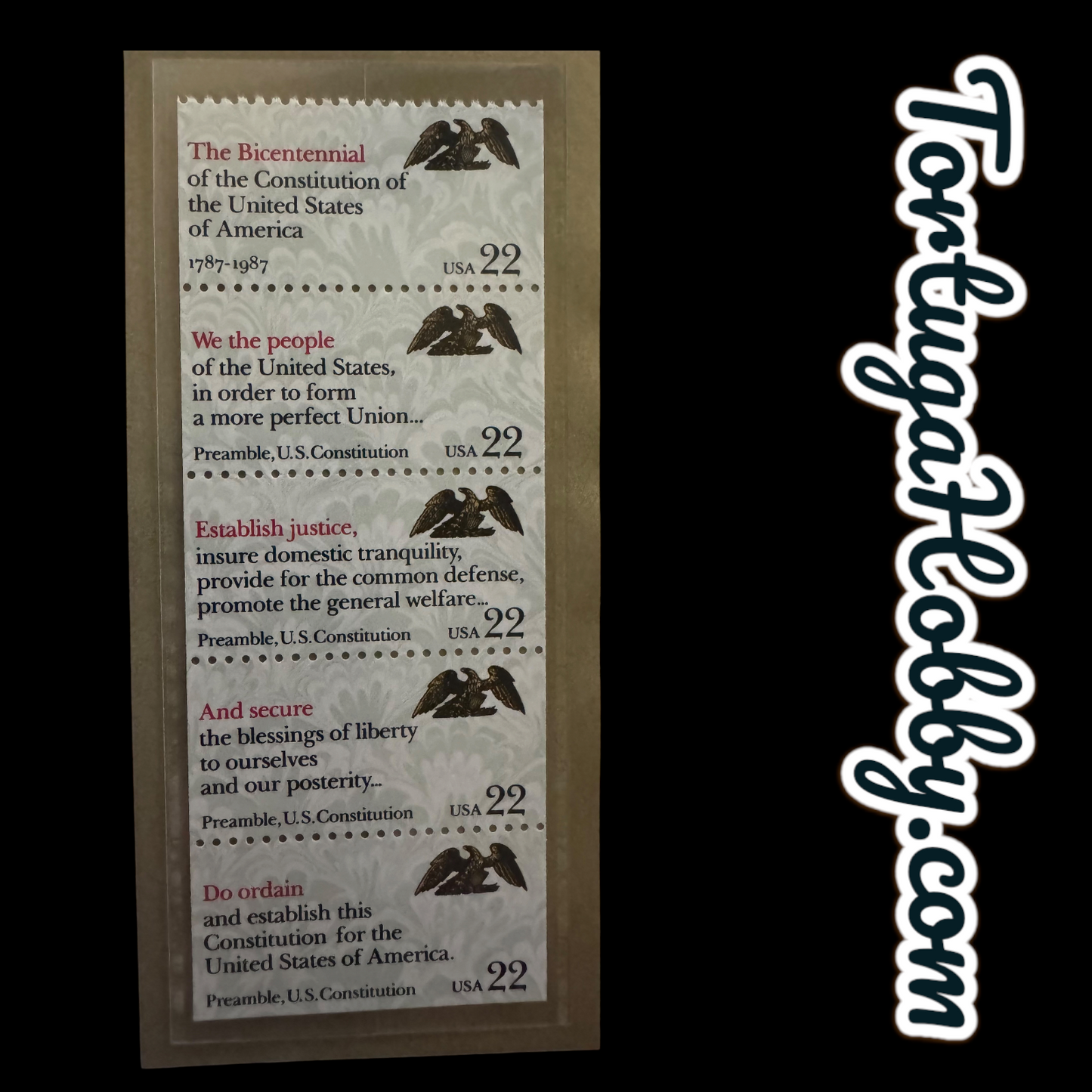 1987 - American Commemoratives - Drafting the US Constitution