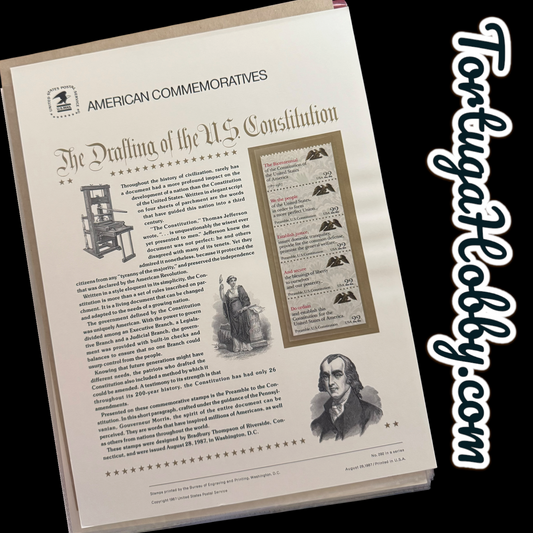 1987 - American Commemoratives - Drafting the US Constitution