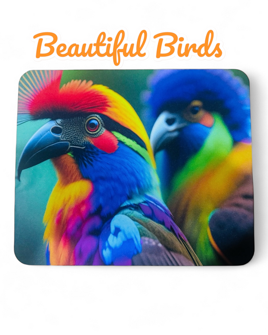 Mouse Pads - Pretty Birds - Artisan Mouse Pads