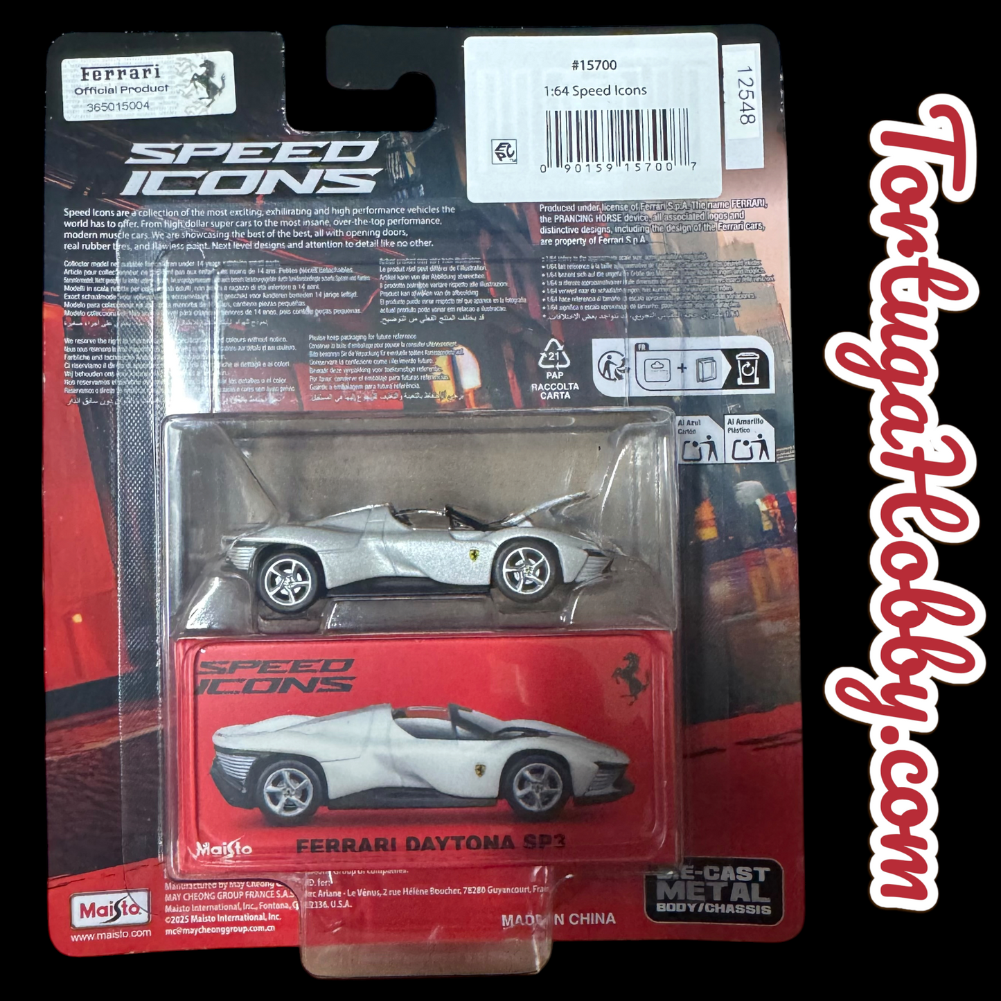 2026 - Maisto - Speed Icons - Ferrari Daytona SP3 - Red