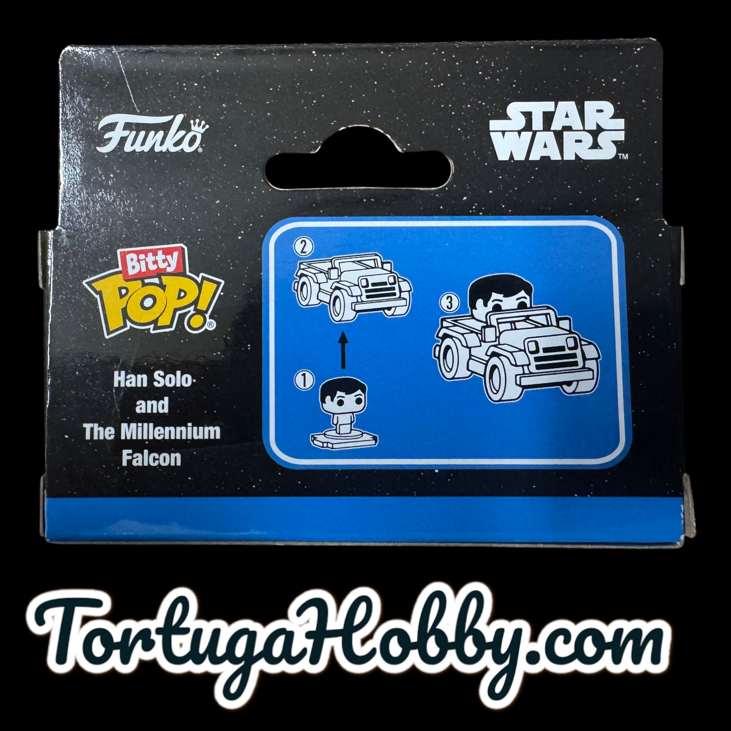 2025 - Bitty Pop! - Batmobile, Delorean And Millennium Falcon - 3 Pop Set
