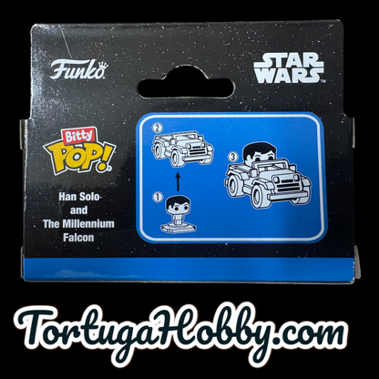 2025 - Bitty Pop! - Batmobile, Delorean And Millennium Falcon - 3 Pop Set