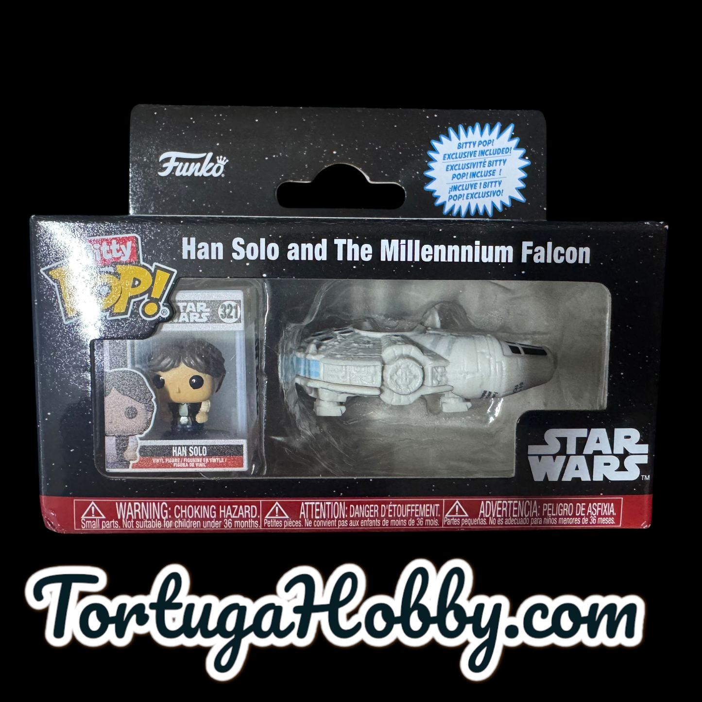2025 - Bitty Pop! - Batmobile, Delorean And Millennium Falcon - 3 Pop Set