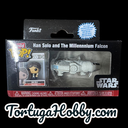 2025 - Bitty Pop! - Batmobile, Delorean And Millennium Falcon - 3 Pop Set