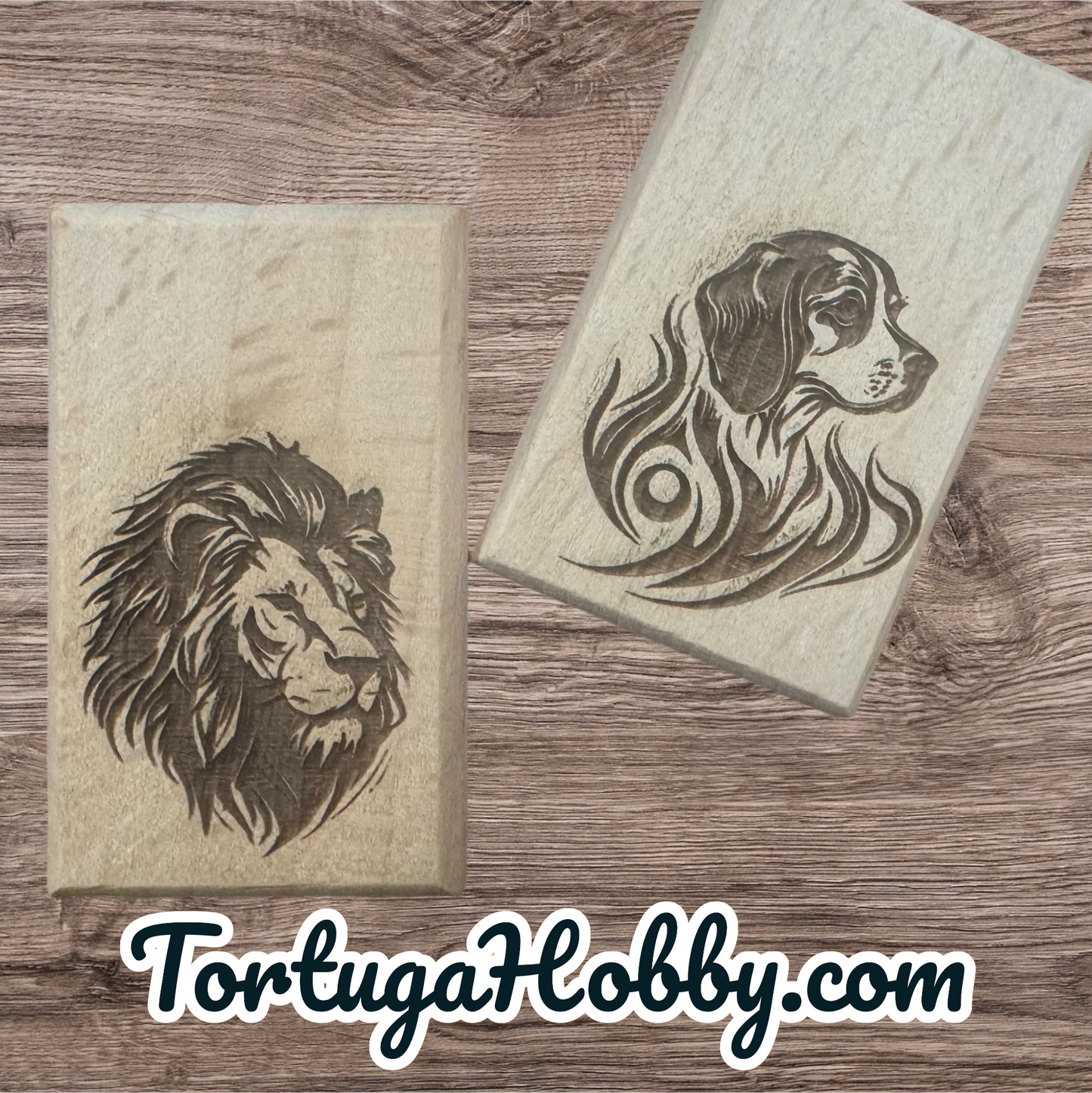 Wood Engraved Keychains - Your Custom Design or Logo