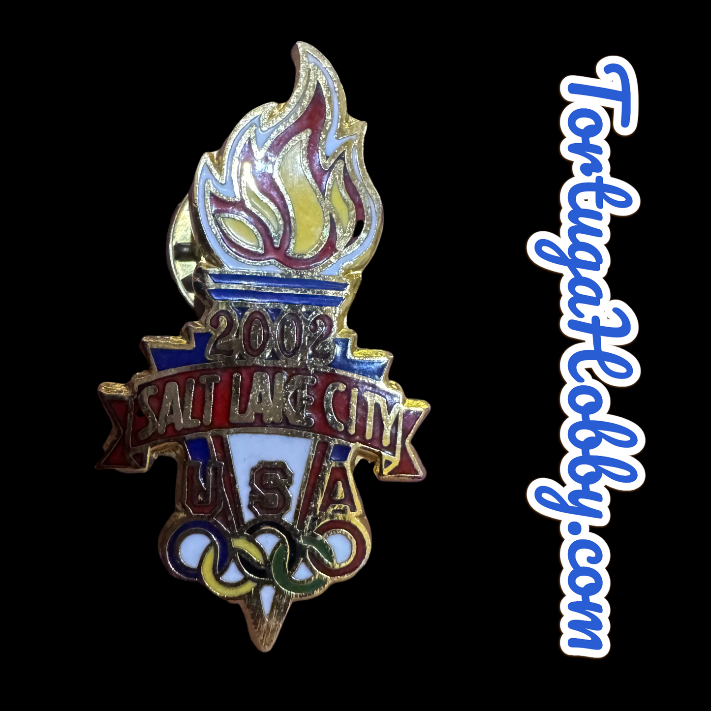 2002 Salt Lake City Official Olympic Pin - Olympic Torch