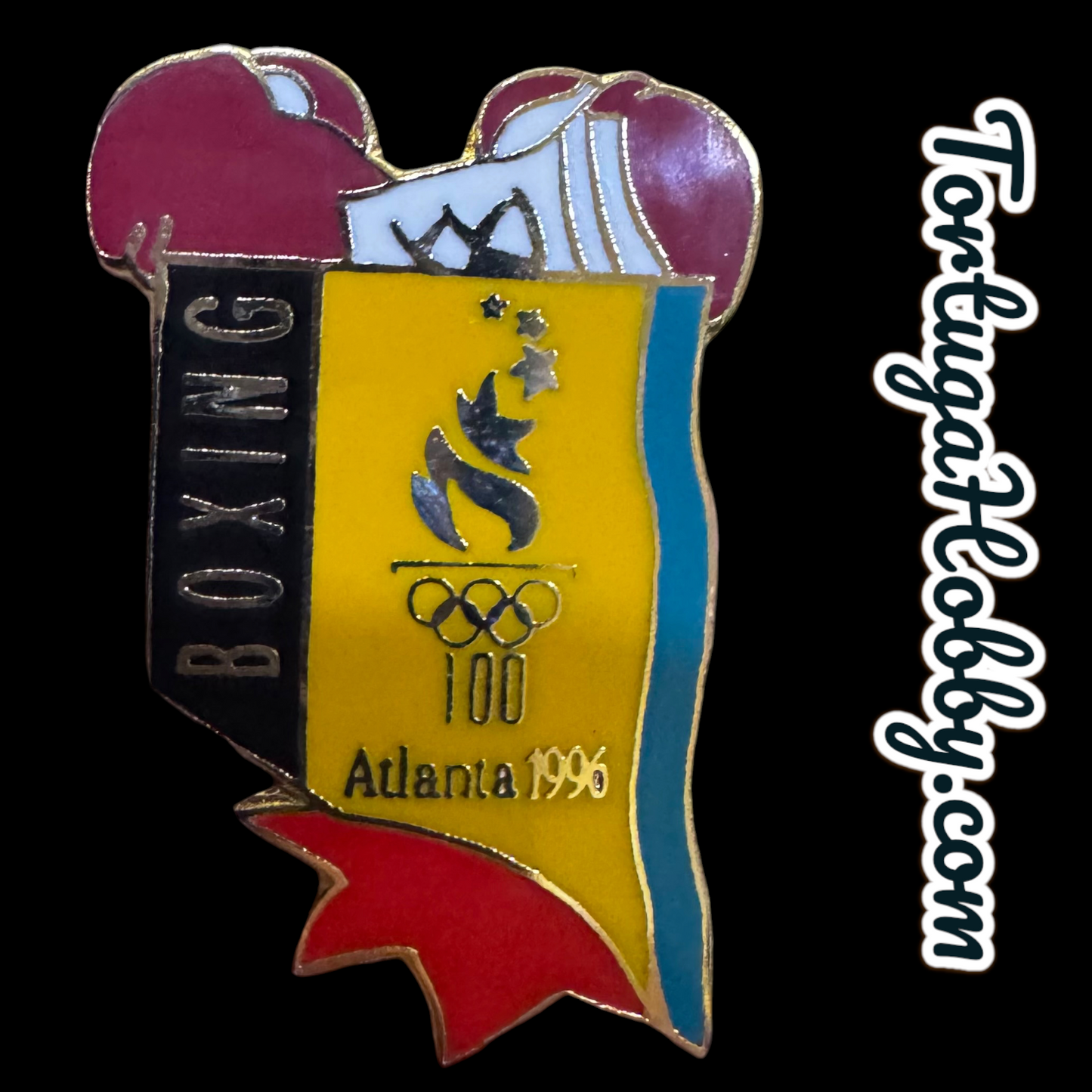 1996 Atlanta Centennial Official Olympic Pin - Boxing