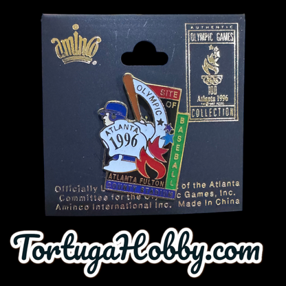 1996 Atlanta Centennial Official Olympic Pin - Fulton Field Baseball