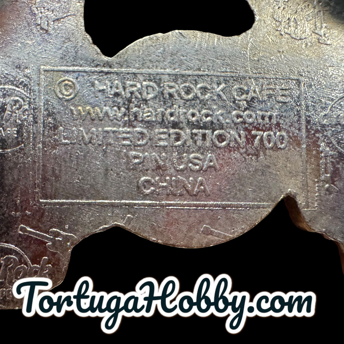 2001, 2002, 2003 - Hard Rock Cafe - Paris - Anniversary Pins 10th, 11th And 12th
