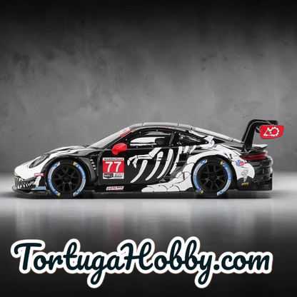 Mini GT 1:64 REXY Porsche 911 GT3 R #77 AO Racing 2025 IMSA Petit Le Mans #1143