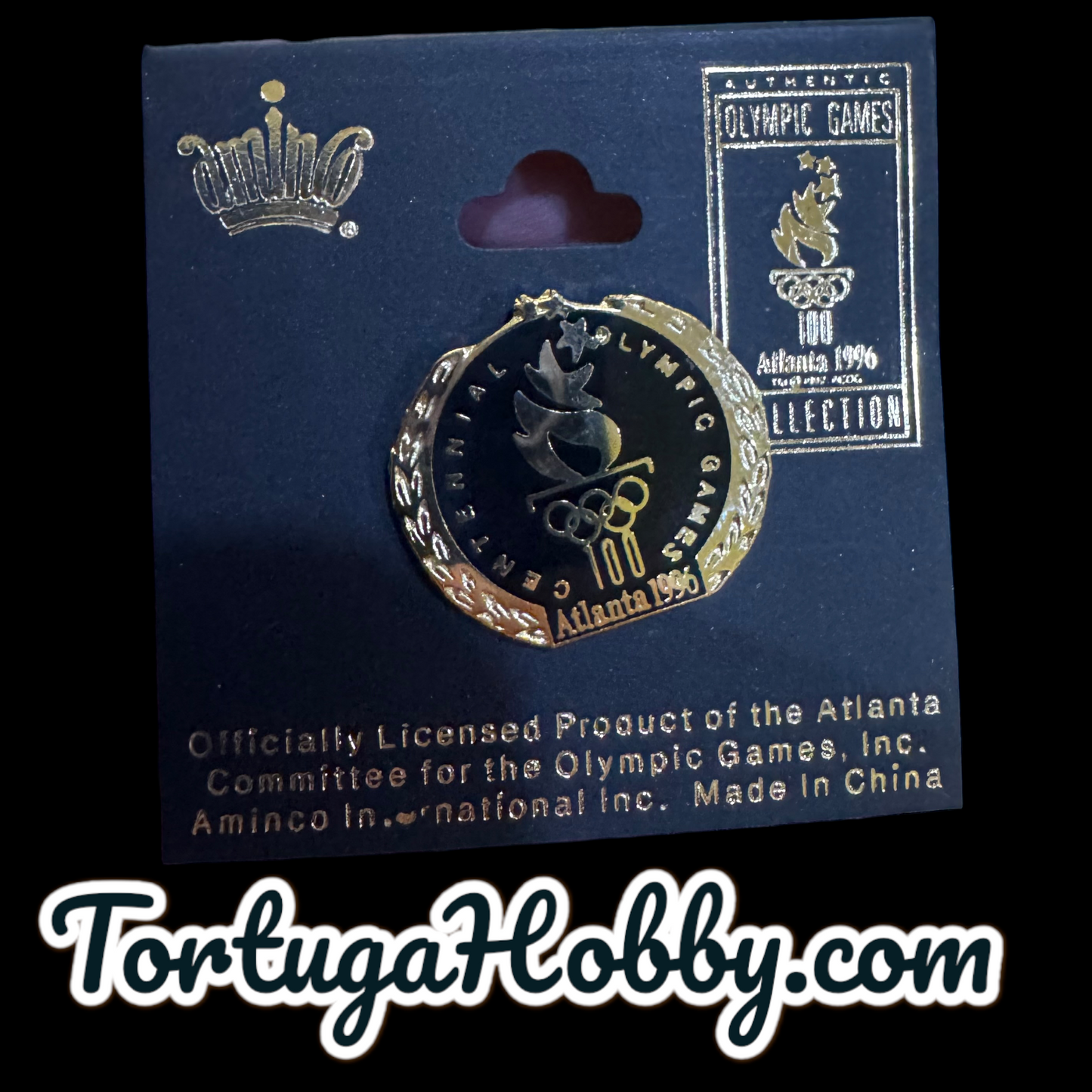 1996 Olympic Games - Atlanta - 100 Centennial Round Pin