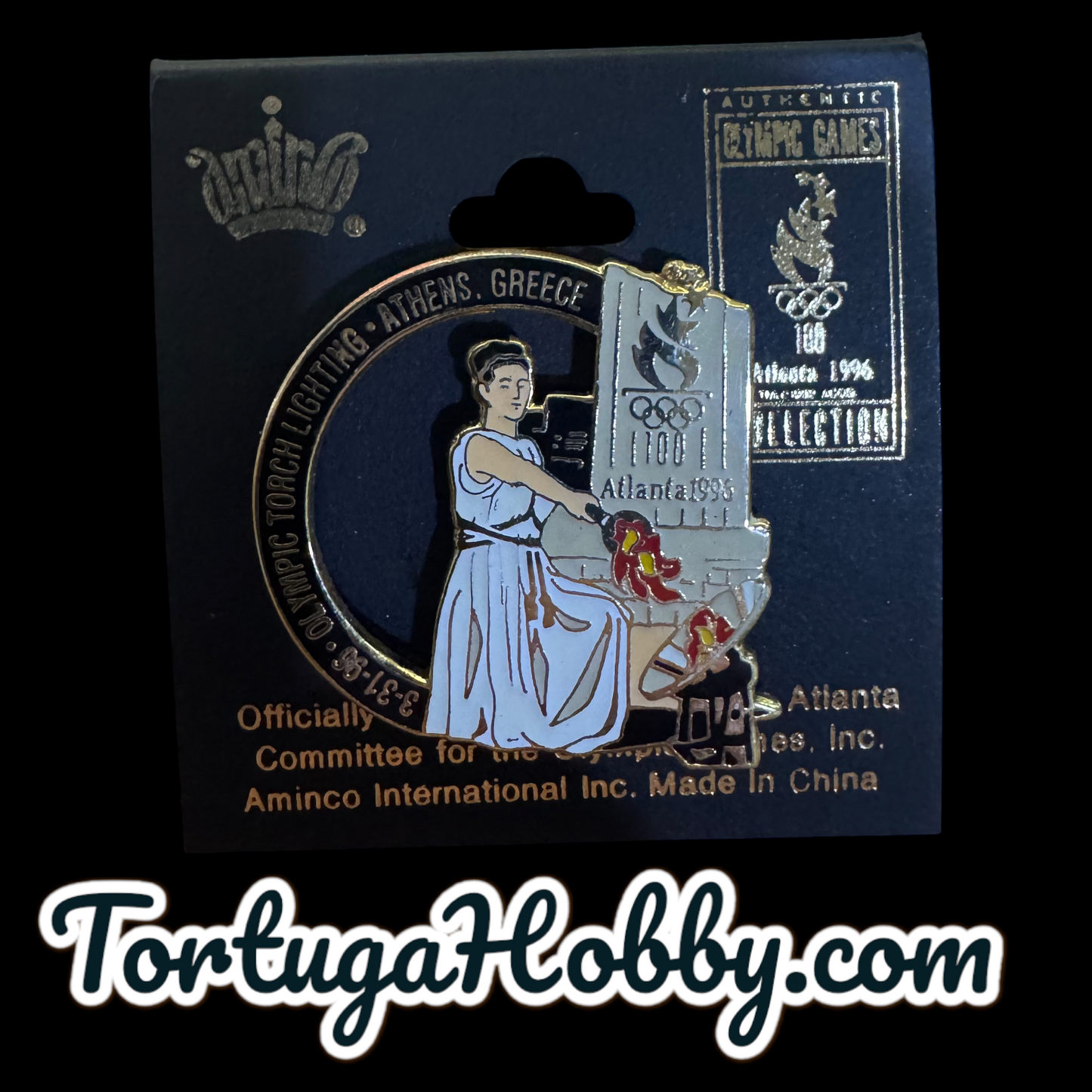 1996 - Atlanta 1996 - 100th Anniversary - Athens Pin - Limited Edition Only 5000