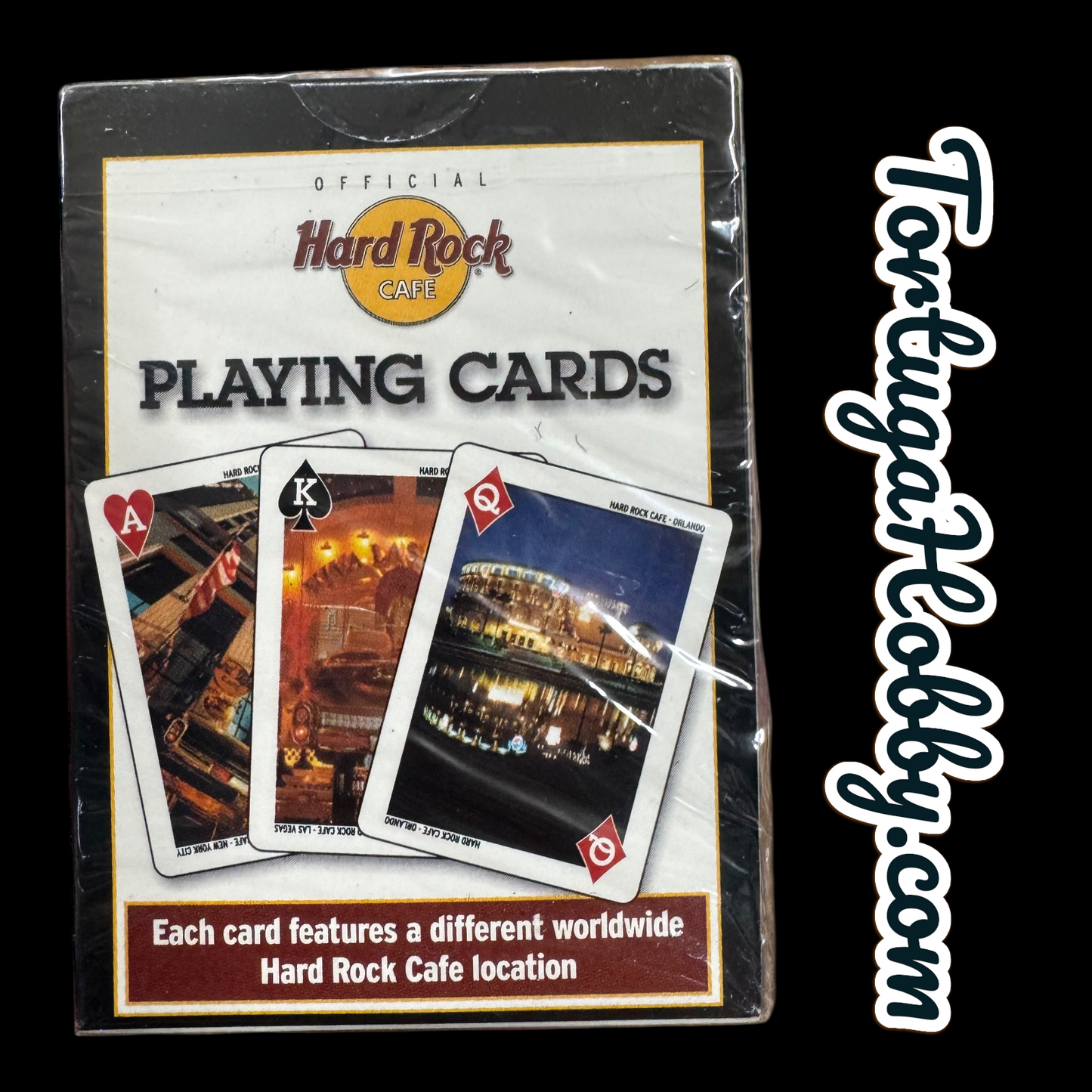 New Official Hard Rock Cafe Playing Cards Worldwide Locations Sealed Poker Size