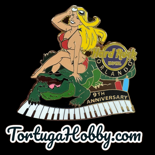 2010 - Hard Rock Cafe - Orlando - Gator Girl 🐊 9 Anniversary LE  1 of 500