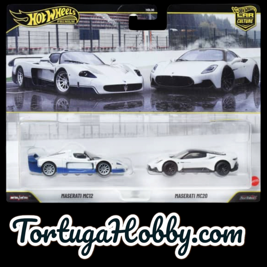 2026 - Hot Wheels Premium Car Culture - Maserati MC12 & MC20 2 Car Set