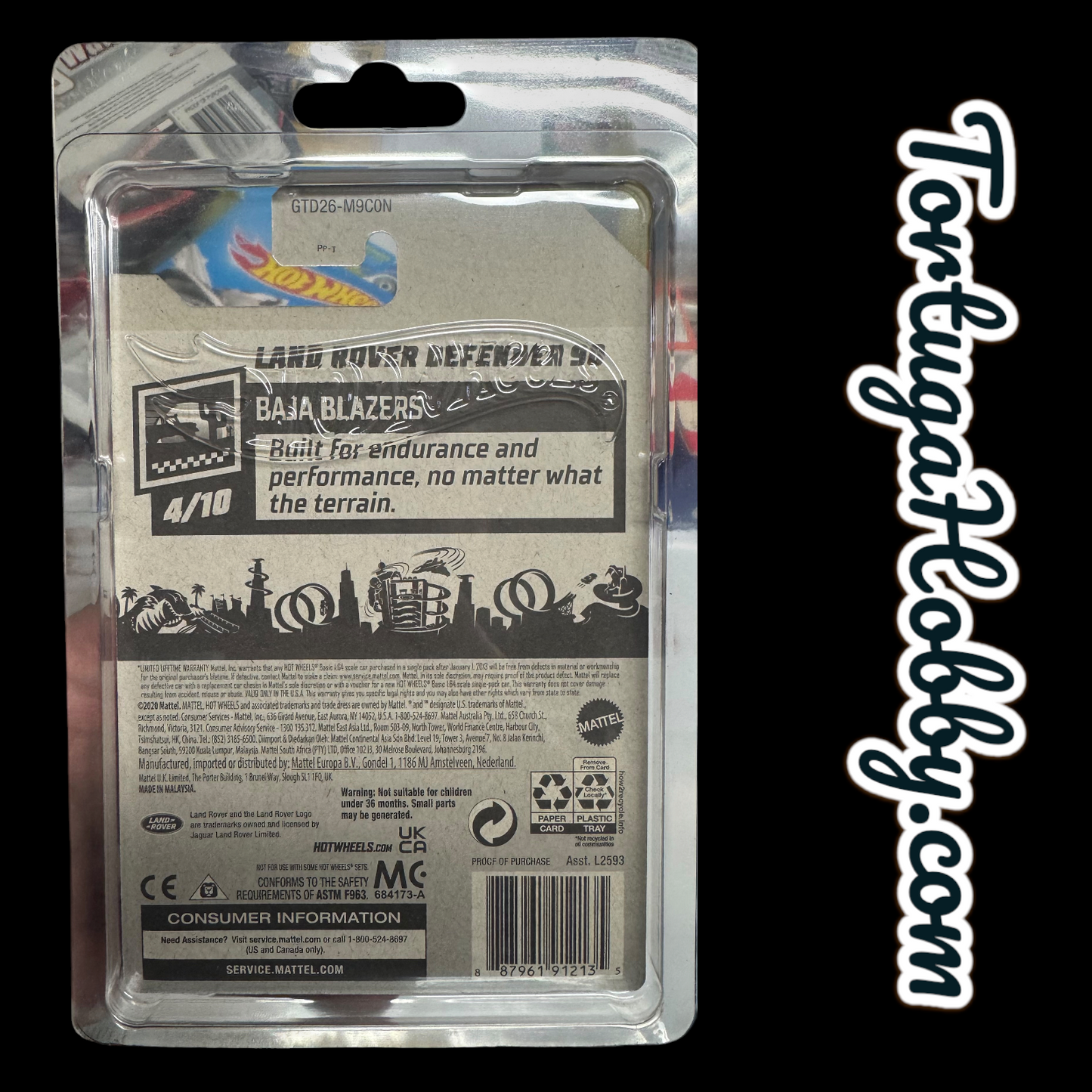 2020 - Hot Wheels - Zamac - Land Rover Defender 90