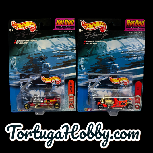 1999 Hot Wheels - Racing Hot Rod Series T-Buckets -  2 Cars Included.