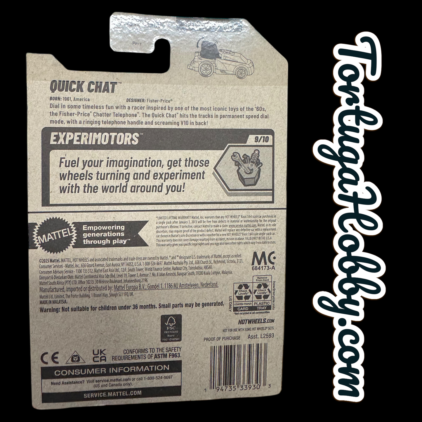 2025 - Hot Wheels - Mainline - Quick Chat-Series #9/10! Grey Version