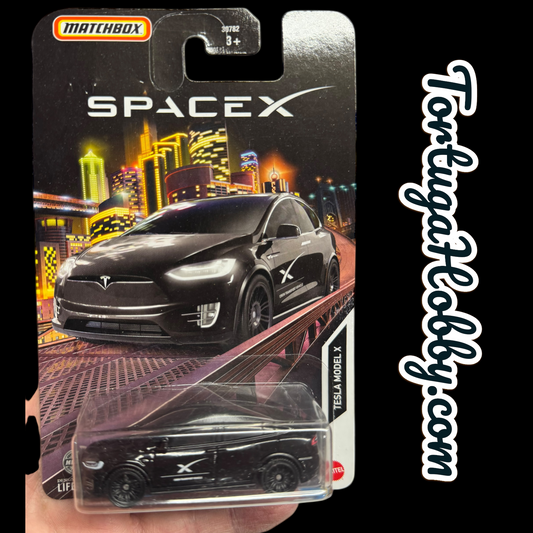 2024 - Matchbox - Space x Tesla Model x 75/100 Diecast Car 1:64