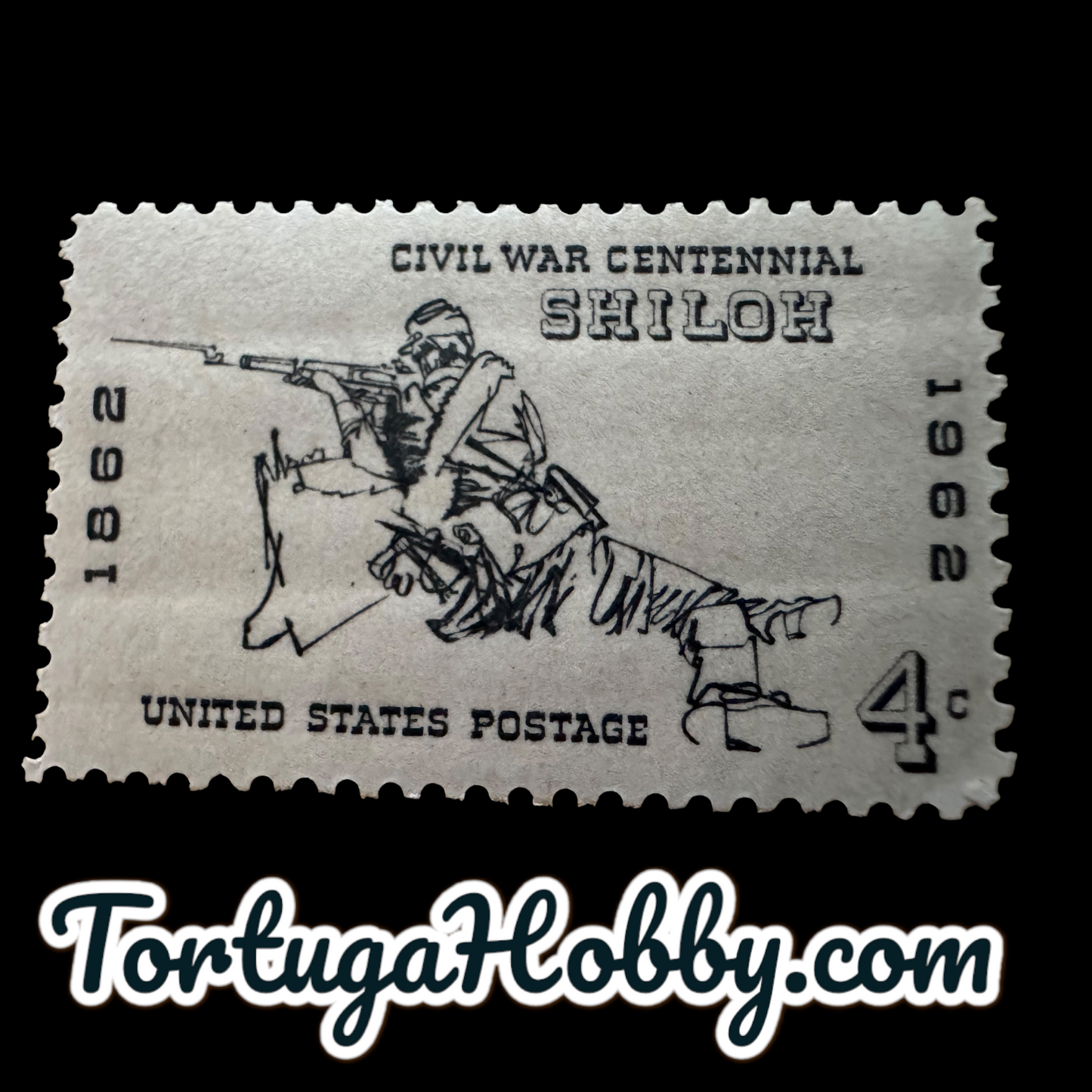 1962 - 4-cent Centennial of the Battle of Shiloh - Scott -#1179