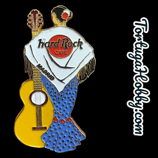 2000 - Vintage Hard Rock Cafe - Madrid - Flamenco Dancer In Traditional Shaw