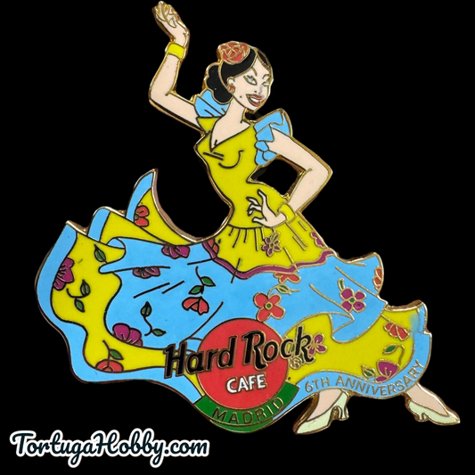 2000 - Vintage Hard Rock Cafe - Madrid - Flamenco Dancer Limited Edition Of 500