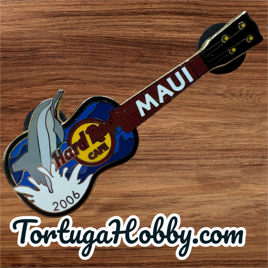 2006 - Vintage Hard Rock Cafe -  Maui Limited Edition 1 Of 500 Dolphin Guitar