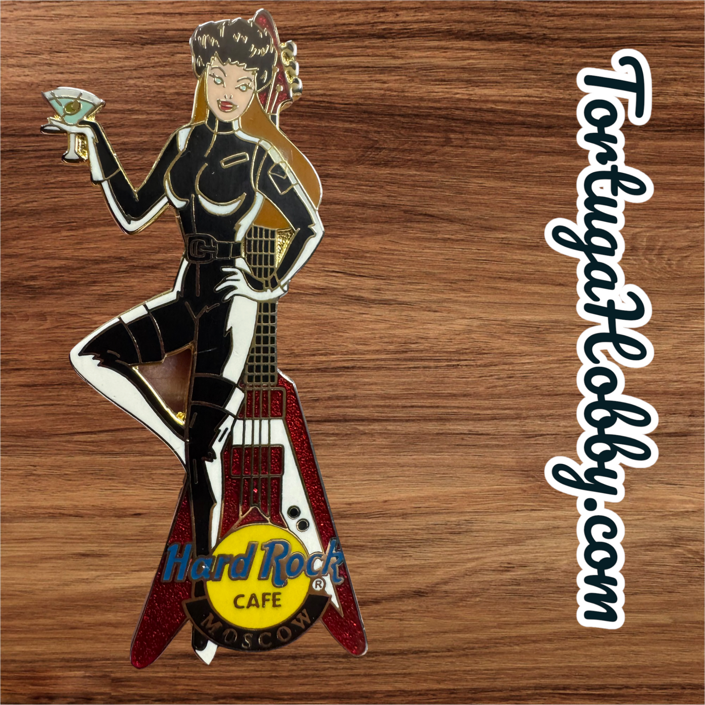 2000 - Vintage Hard Rock Cafe - Moscow - "Natasha" Spy Themed Waitress 1 Of 1000