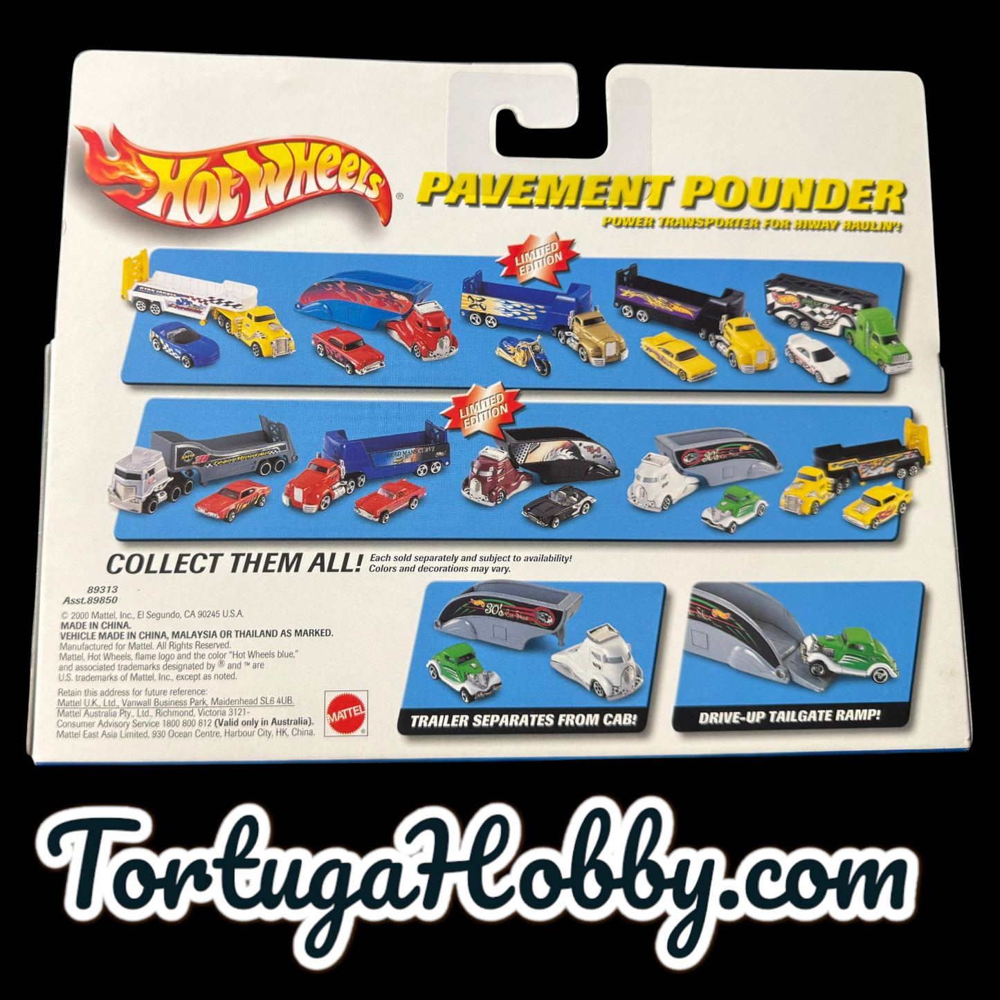 2000 - Hot Wheels - Transporter - Pavement Pounders - 2 Pack Set