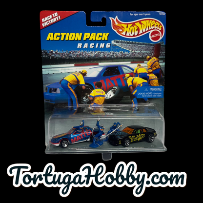 1998 - TYCO HO Slot Car No 44 Hot Wheels - With Pit Crew