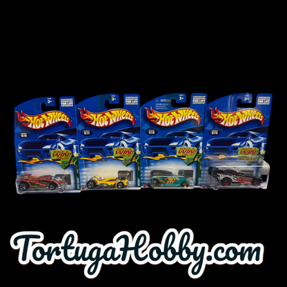 2001 - Hot Wheels - 4 Car Set - Cold Blooded Series