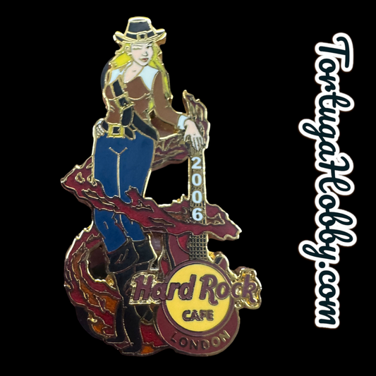2006 - Vintage Hard Rock Cafe -  London - Cowgirl - Limited Edition of Only 250