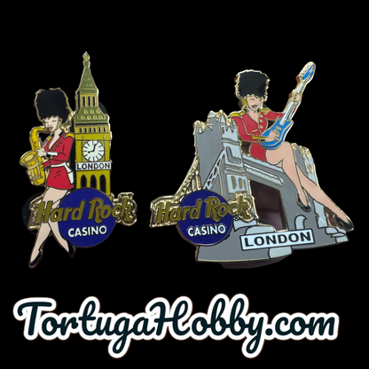 2003 - Hard Rock Casino - London - Female Guards 2 Pin Set - LE Of Only 1000