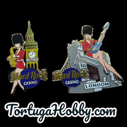 2003 - Hard Rock Casino - London - Female Guards 2 Pin Set - LE Of Only 1000