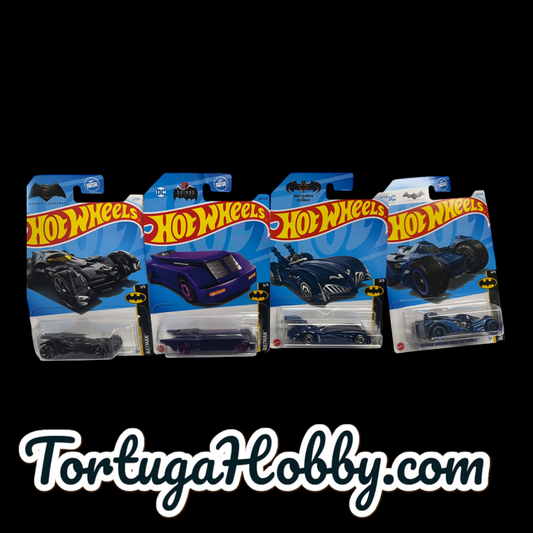 2024 - Hot Wheels - 4 Car Set - Batman Batmobile