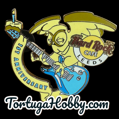 2006 - Hard Rock Cafe - Leeds - Yellow Owl 15th Anniversary Guitar LE Of 550
