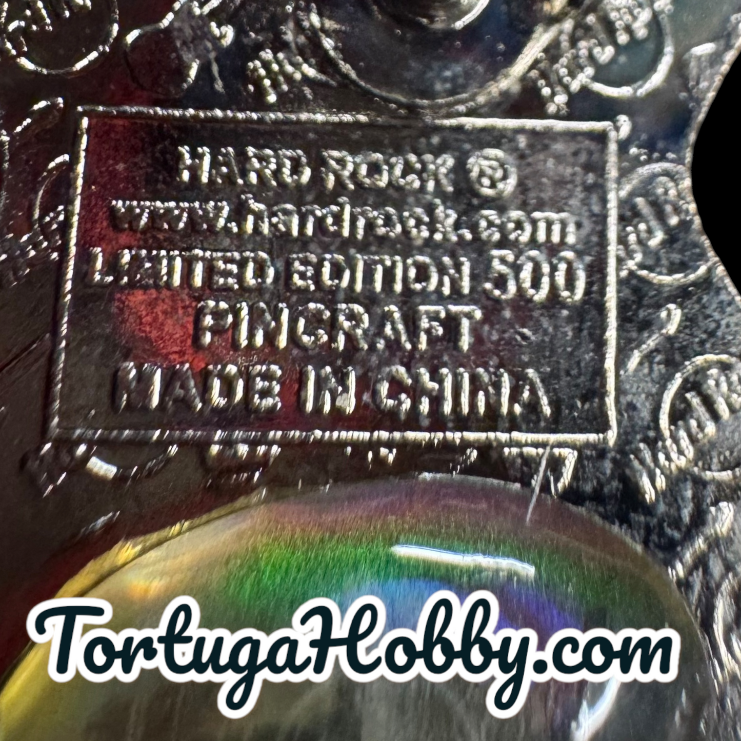 2008 - Hard Rock Cafe - Destin - Orange Metallic Guitar W/Strap - LE Of Just 500